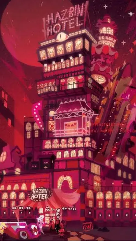 ai character: Hazbin Hotel background