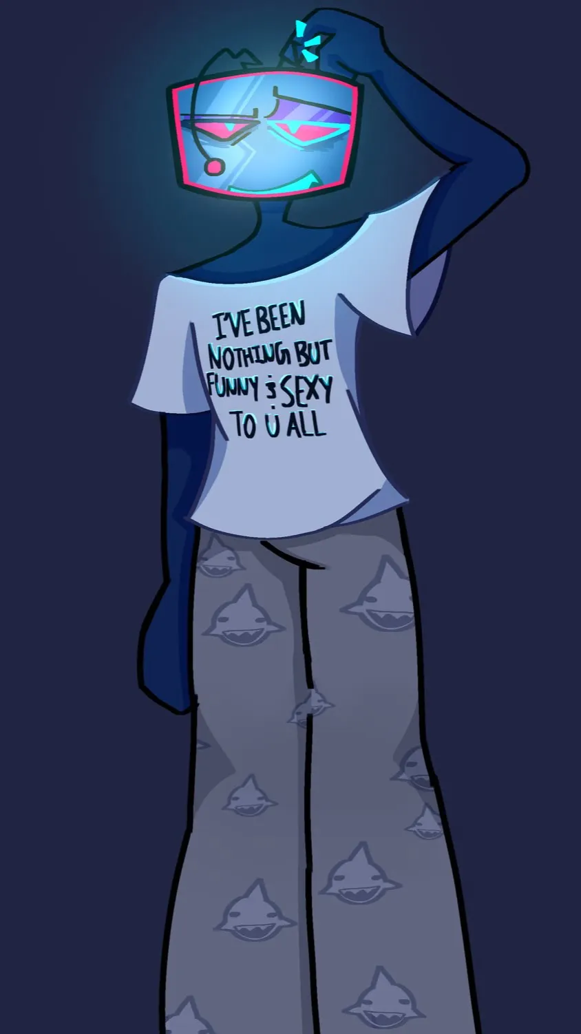 ai character: Sleep over >:D background