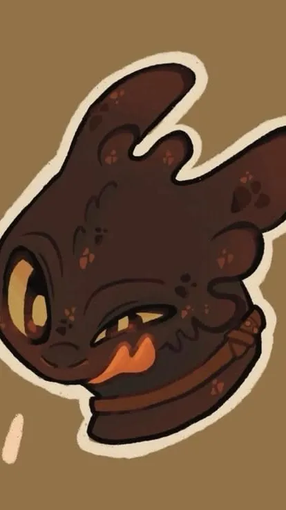 ai character: ꒰ঌtoothless໒꒱ background