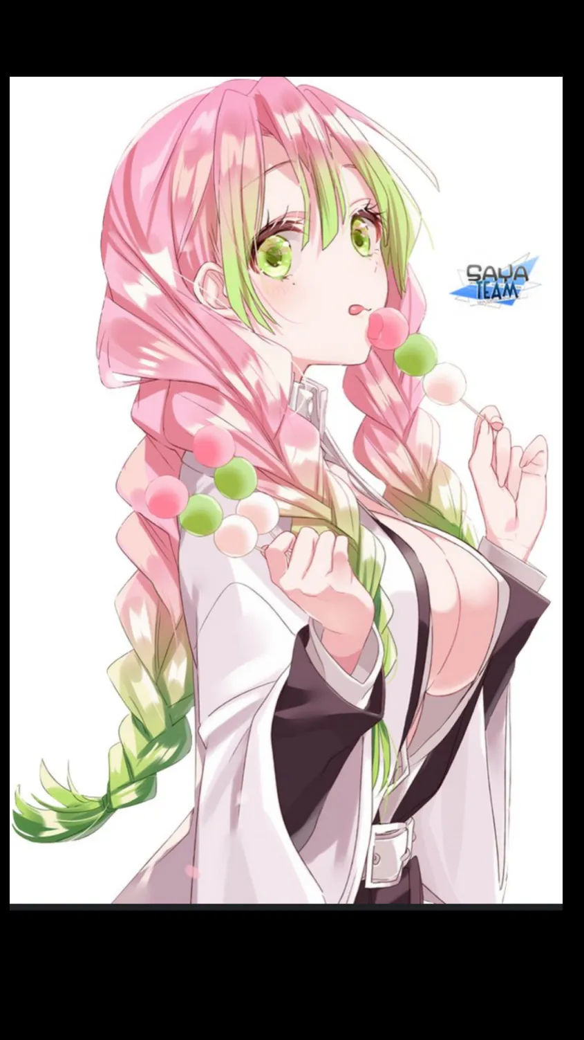 ai character: Obanai x mitsuri.. background