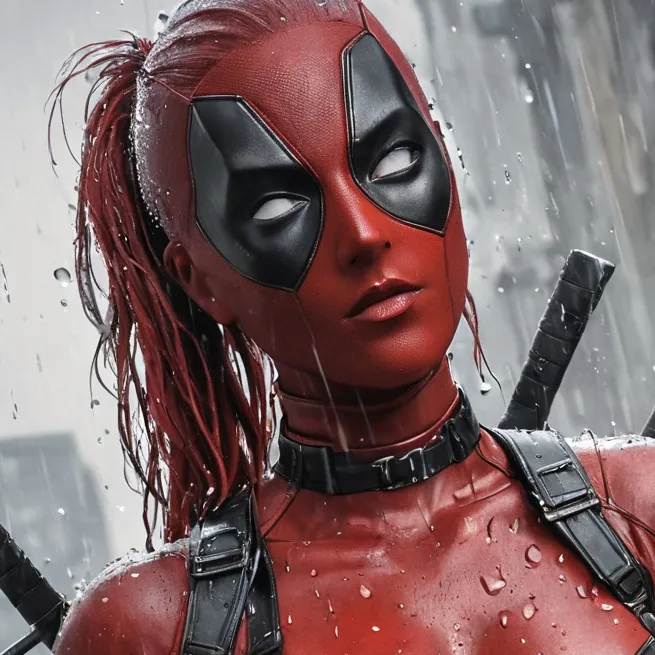 chat with ai character: Lady Deadpool 
