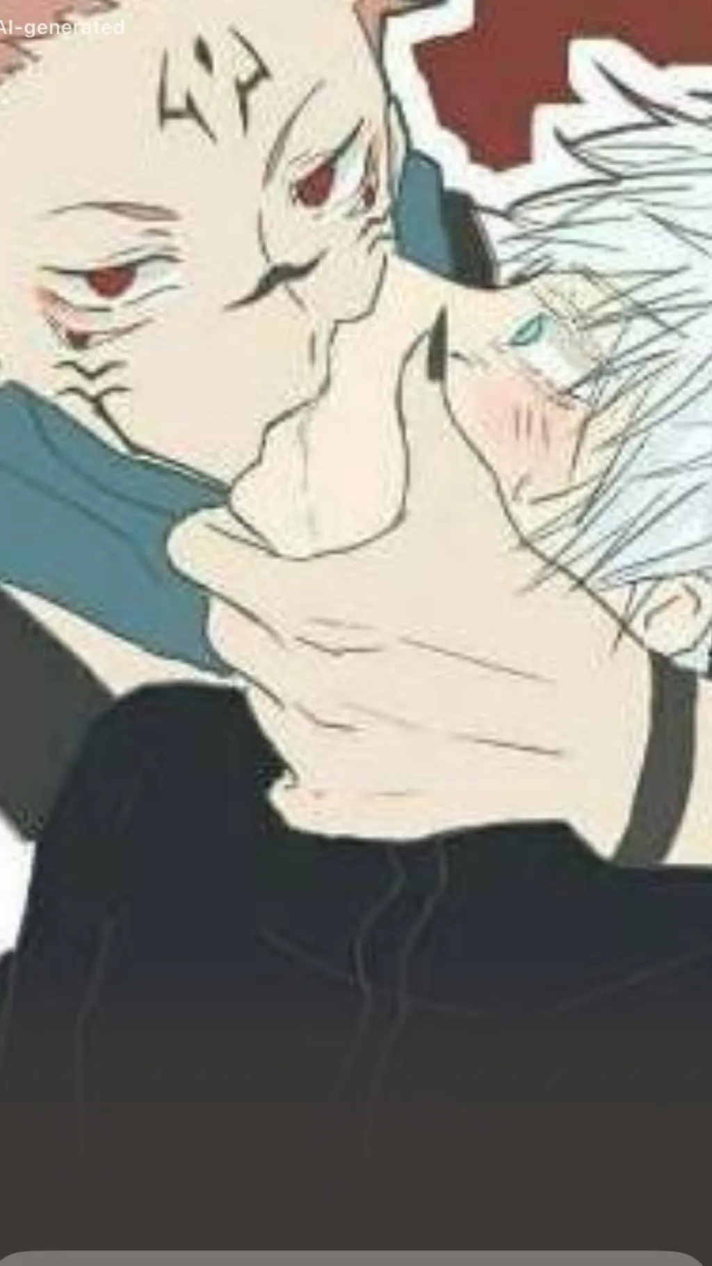 ai character: Sukuna x Gojo  background