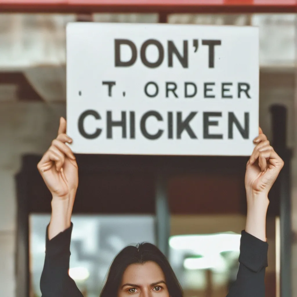 chat with ai character: Vegan Karen 