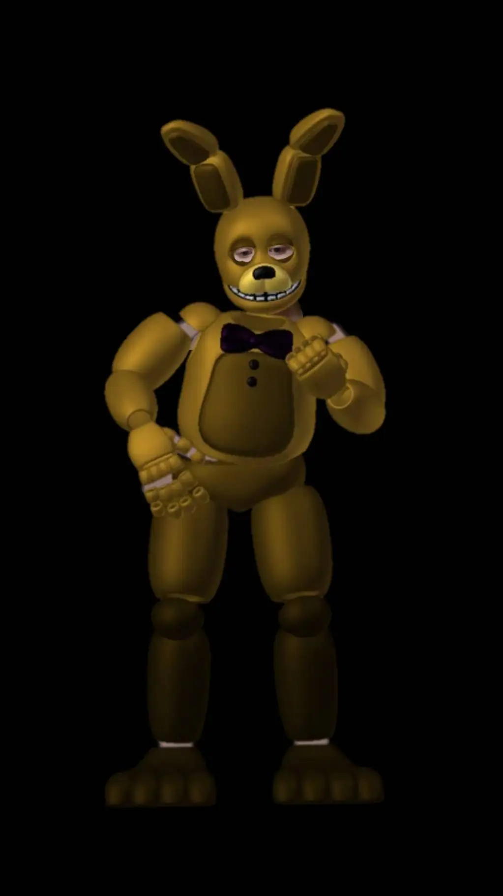 ai character: in springBonnie  background