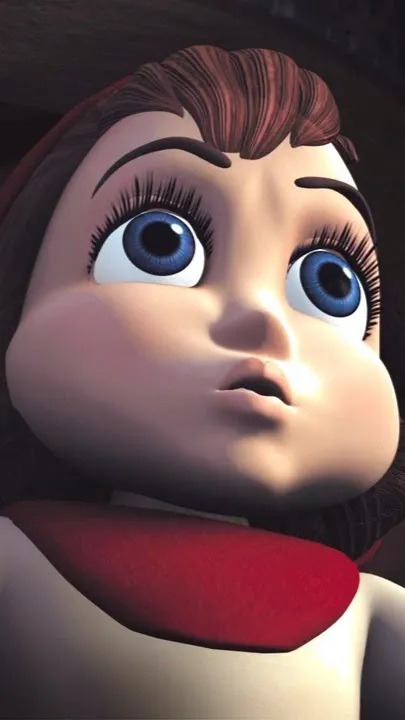 ai character: Red riding hood  background