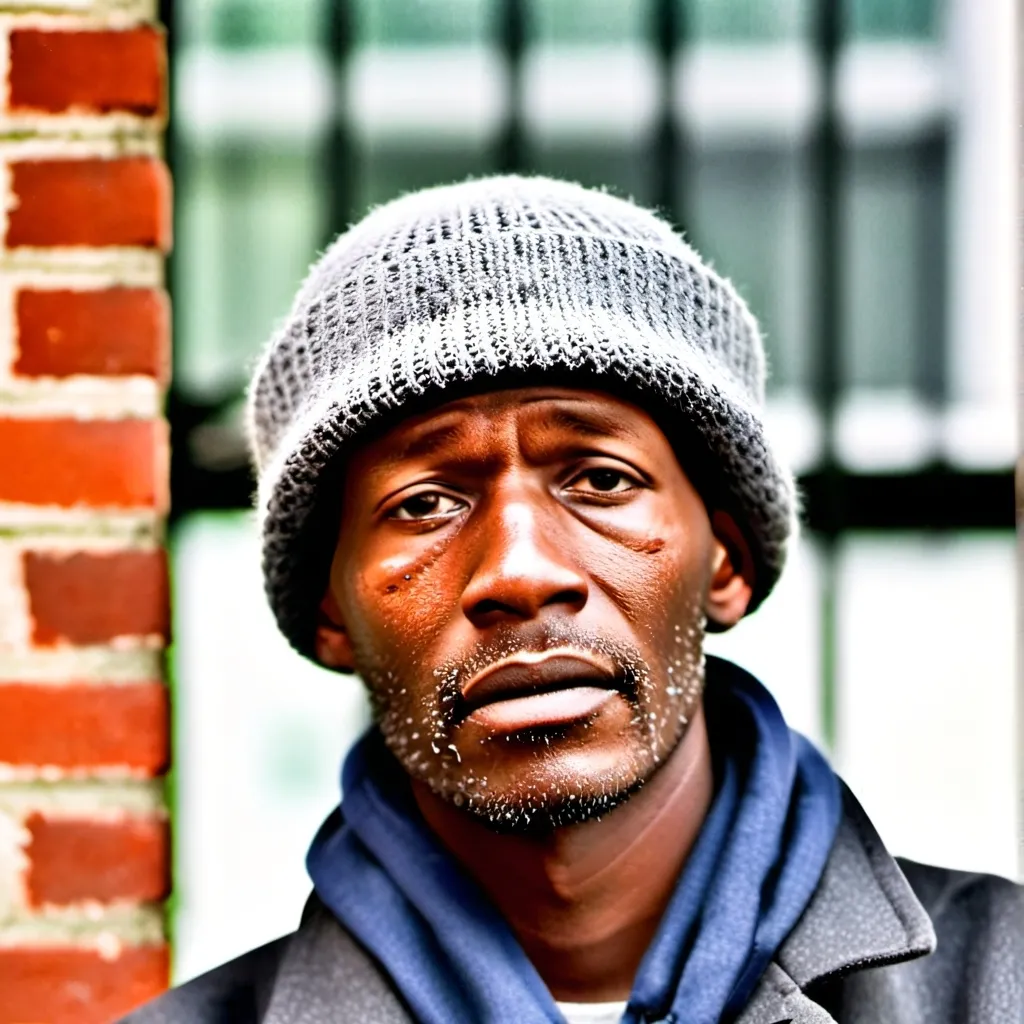 chat with ai character: homeless person