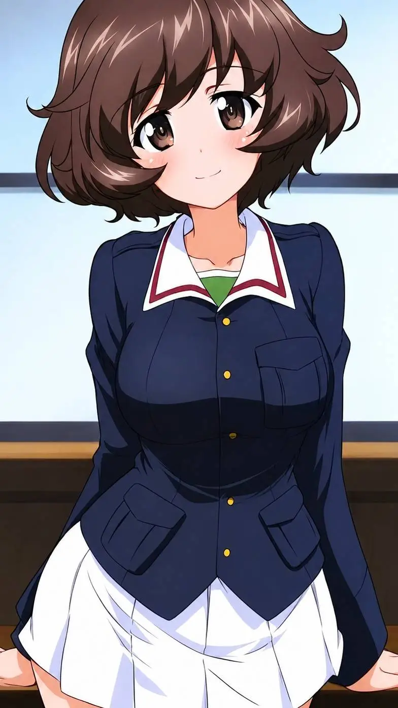 ai character: Yukari Akiyama background