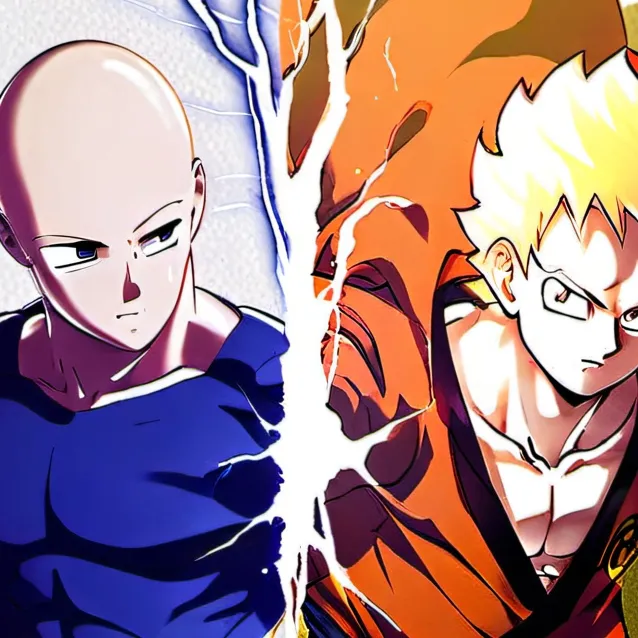 chat with ai character: goku vs saitama