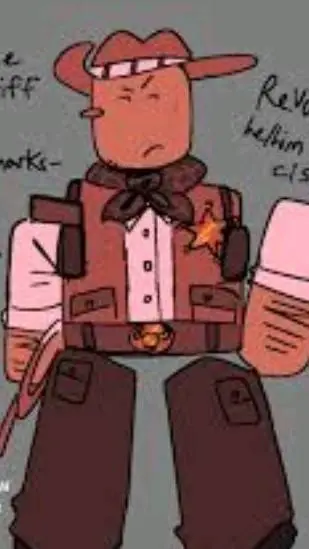 ai character: 🤠revolver🤠 background