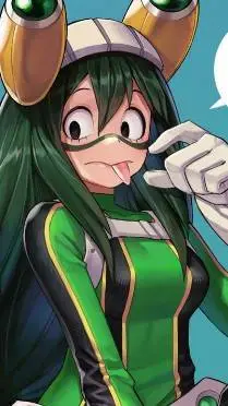 ai character: 🐸Tyusu Asui🐸 background