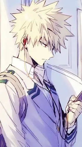 ai character: 🍀Bakugo Katsuki💥 background