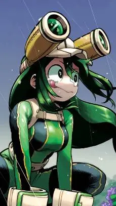 ai character: 🐸Tyusu Asui🐸 background