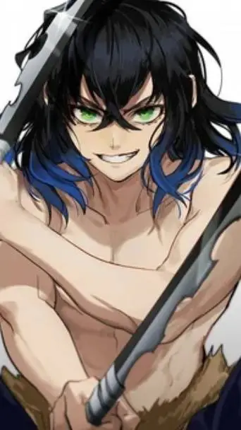ai character: Inosuke Hashibira background