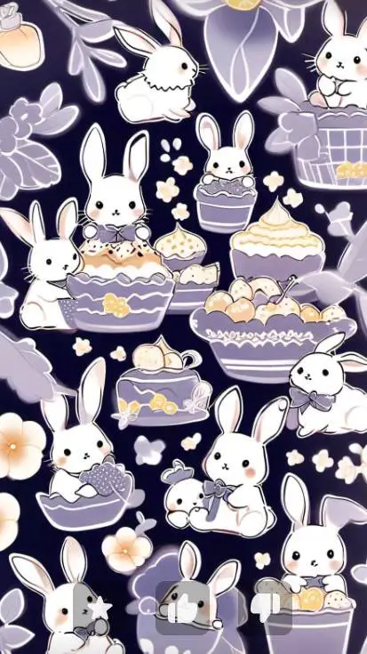 ai character: Forrest bunnies  background