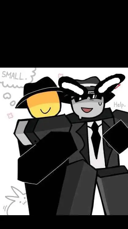 ai character: chance bunny :) background
