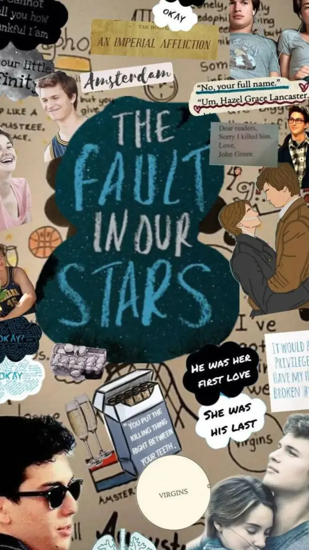 ai character: Fault in our stars background