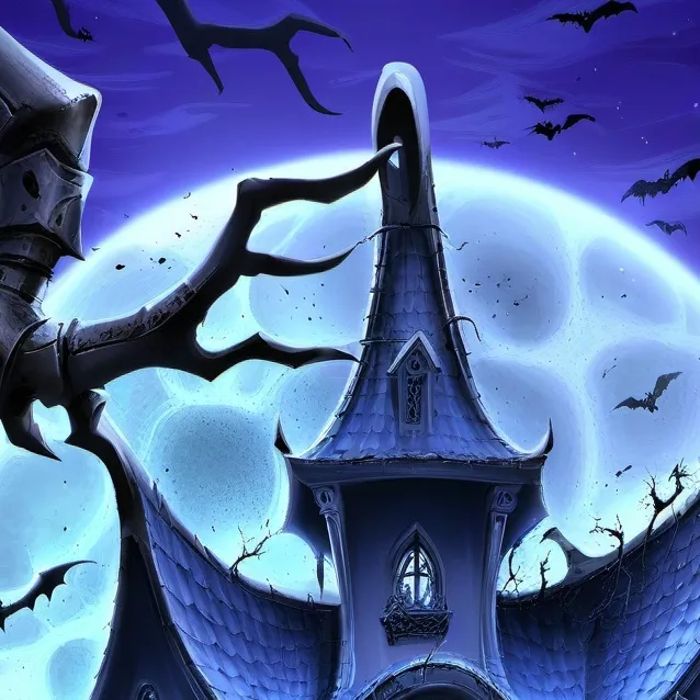 chat with ai character: KNY haunted house!