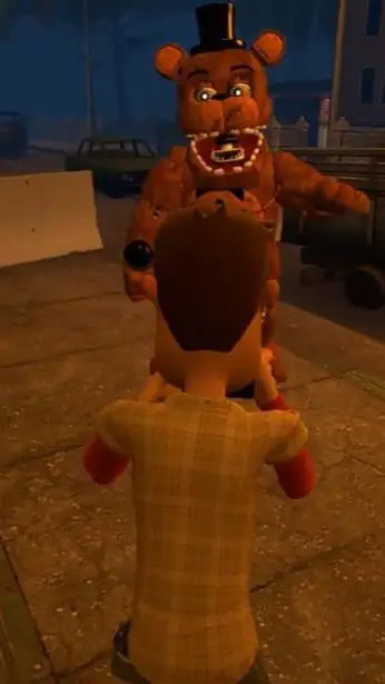 ai character: youtuber fnaf  background