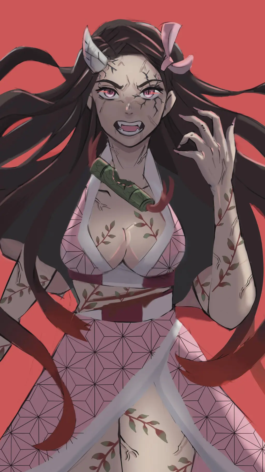 ai character: demon nezuko background