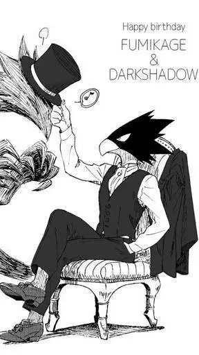 ai character: Fumikage Tokoyami background