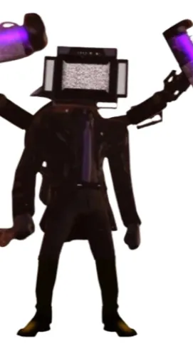 ai character: Tv  man upg background