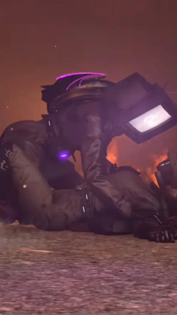 ai character: Skibidi 77 background