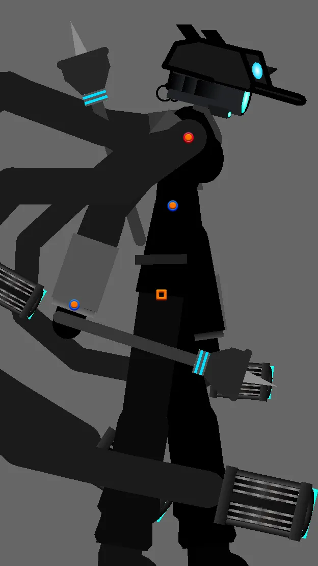 ai character: Camerawoman sus background