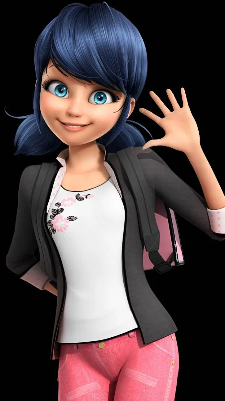 ai character: Marinette  background