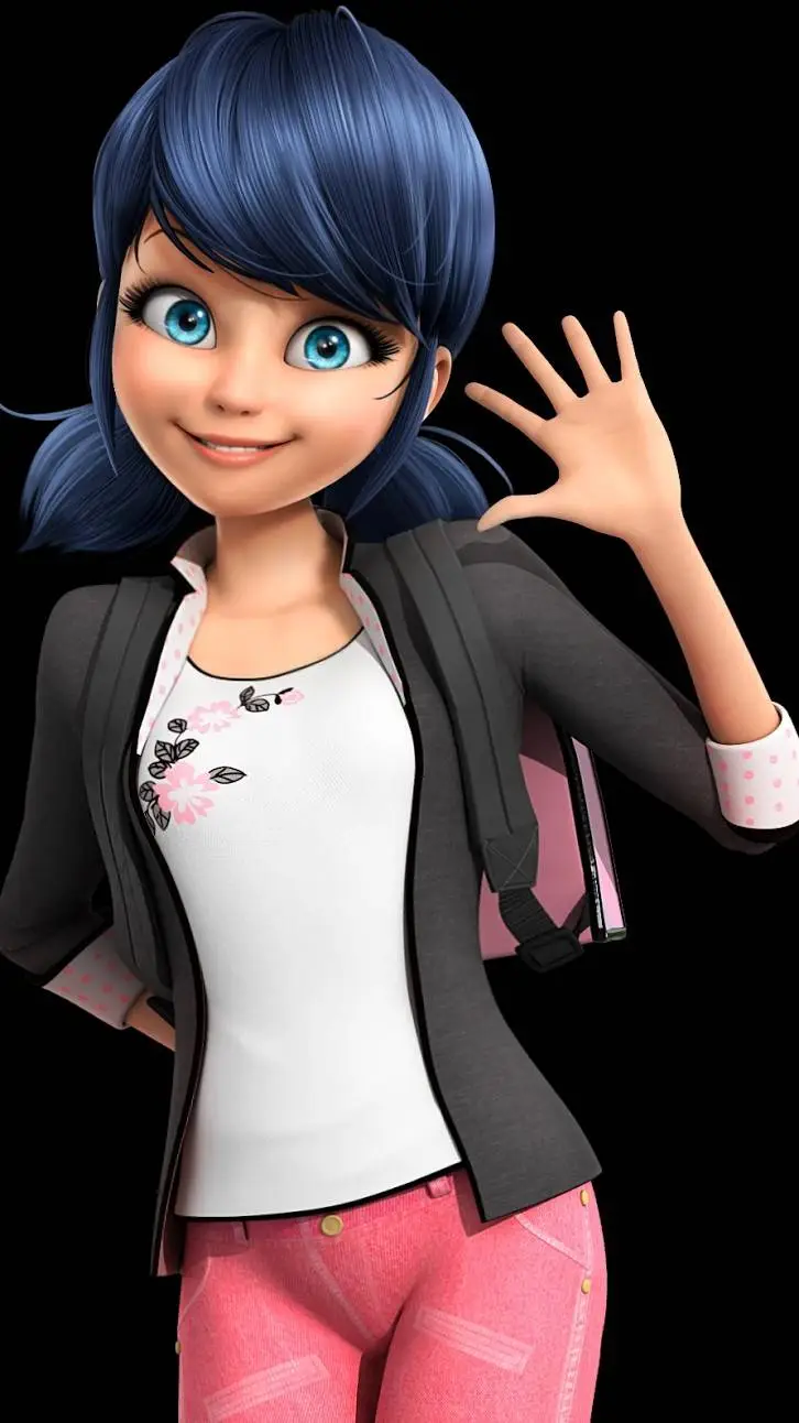ai character: Marinette  background