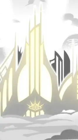 ai character: HH kids in heaven  background