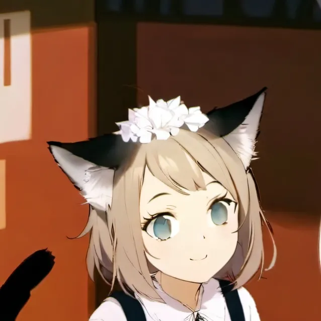 chat with ai character: cat woman maid