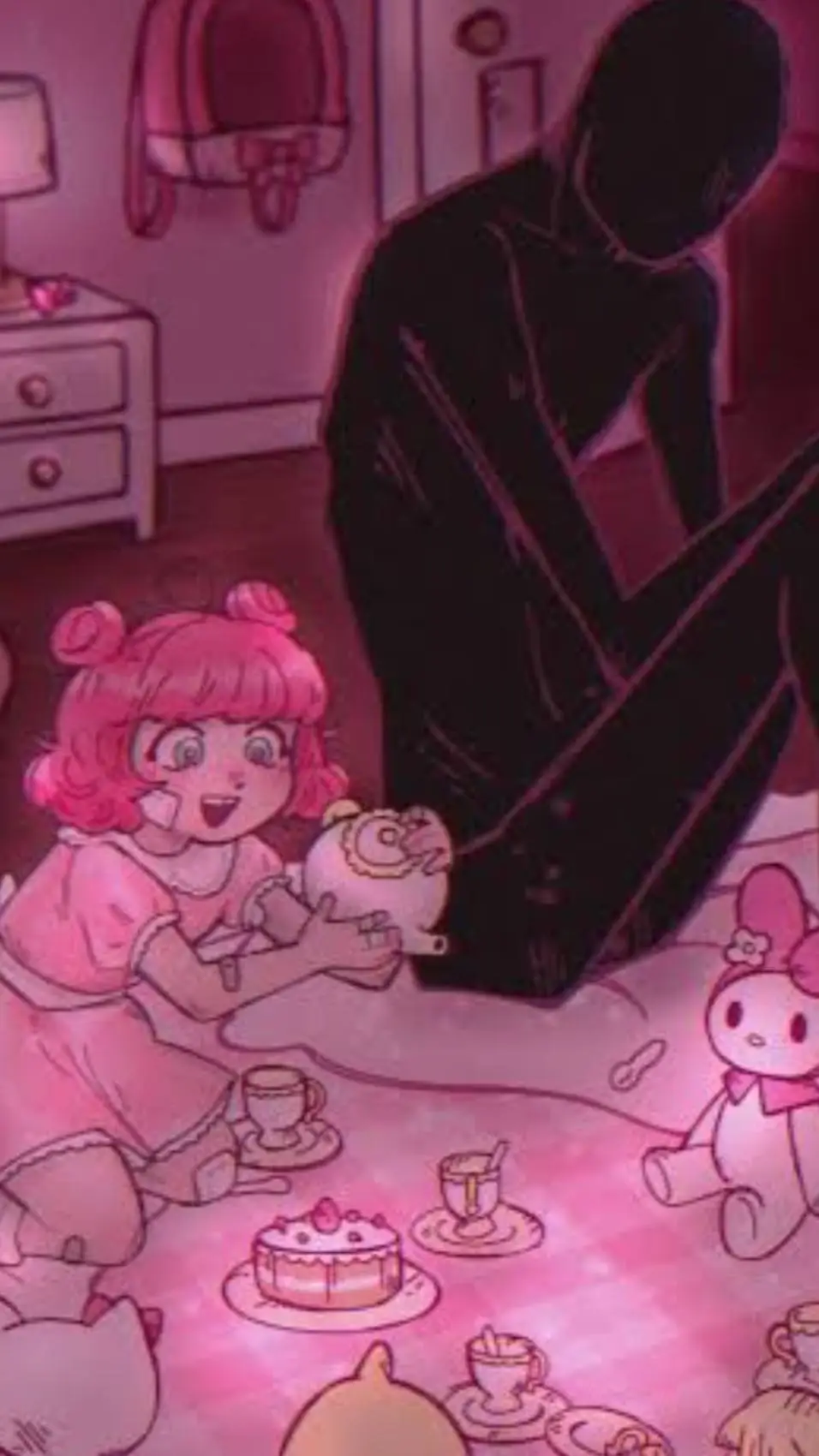 ai character: Kitty backrooms🐾 background
