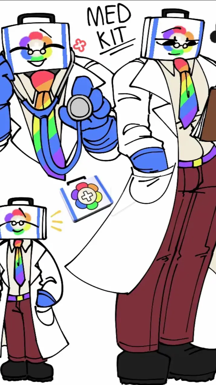 ai character: Med-kit background