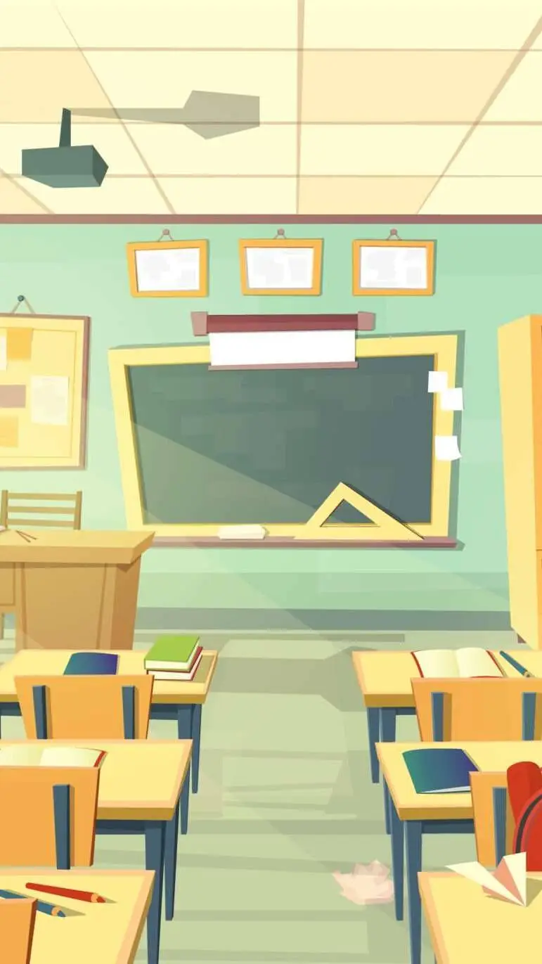 ai character: Classroom background