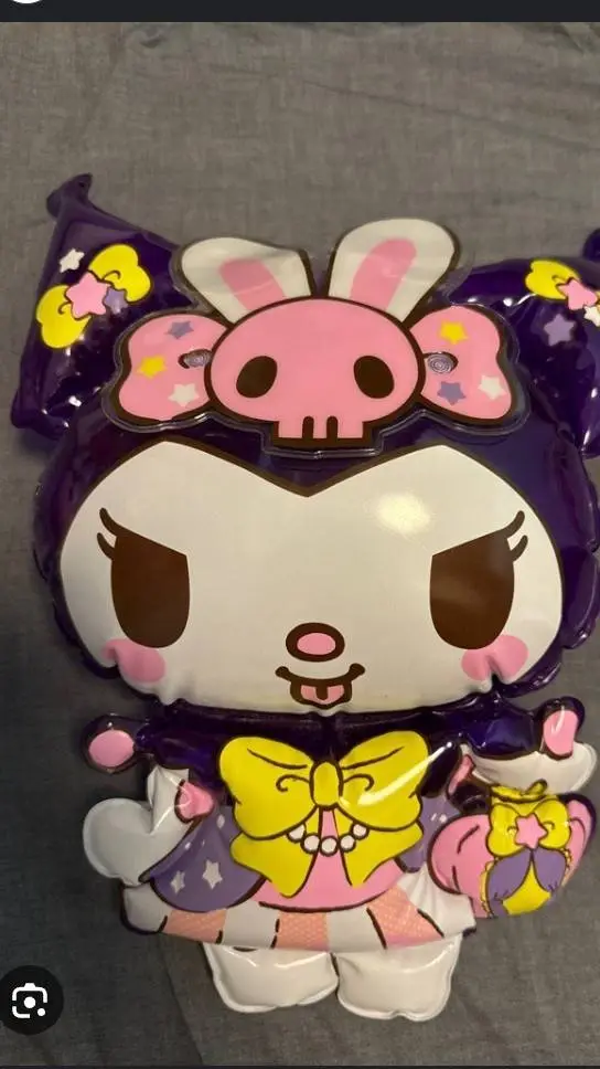 ai character: kuromi  lantern  background