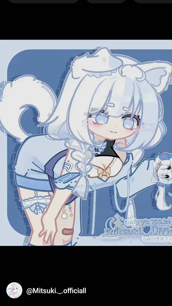 ai character: mitsuki._.official background
