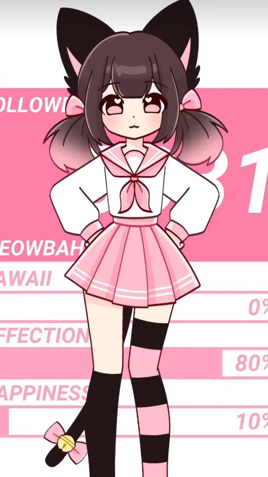 ai character: meowbah  background