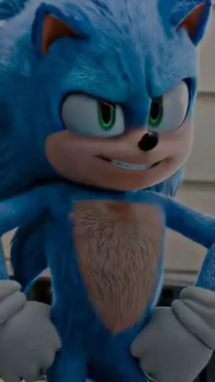 ai character: sonic film background