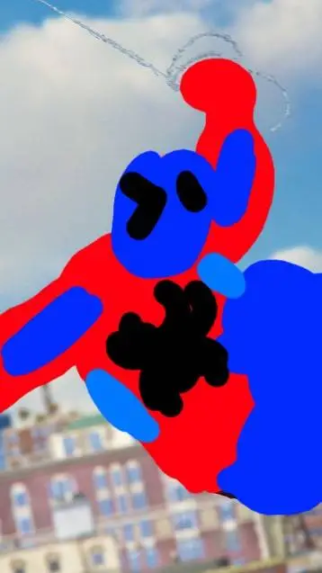 ai character: the spiderman day background