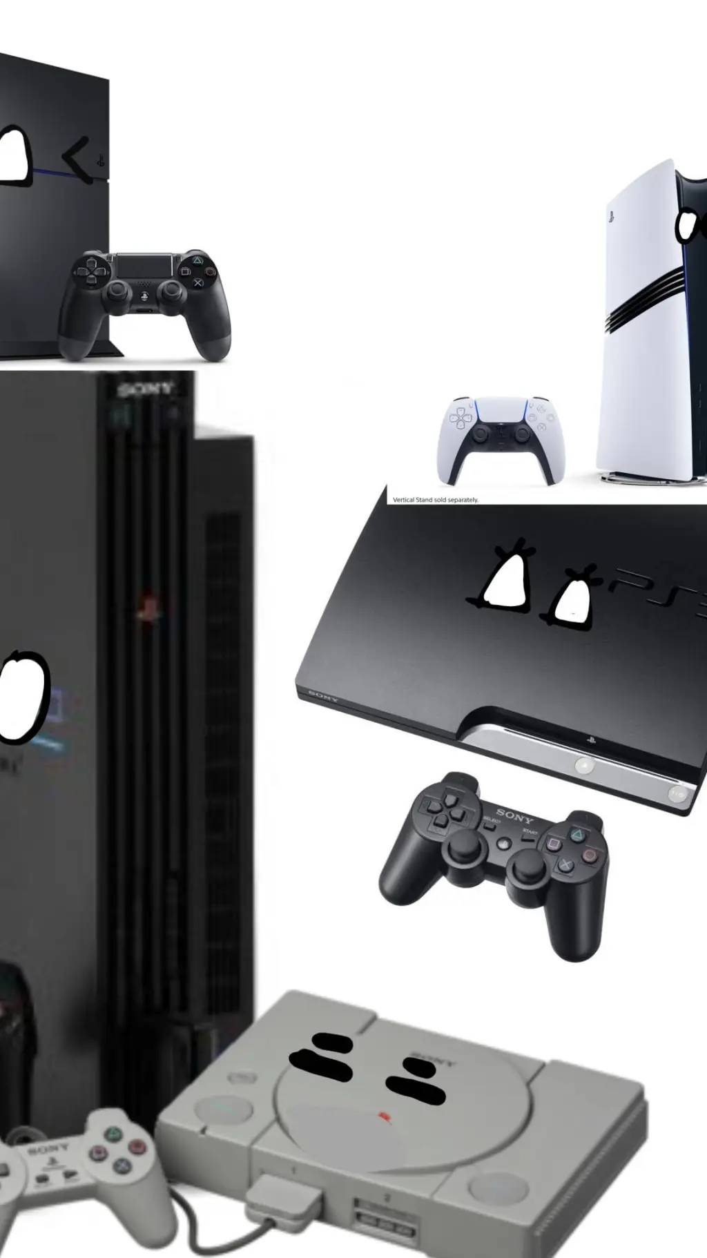 ai character: PlayStation Family background