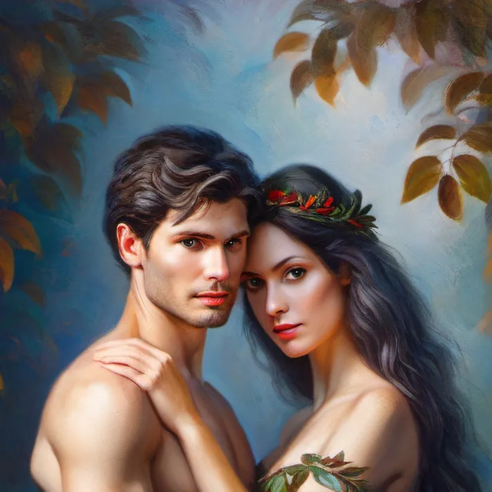 chat with ai character: Adán y Eva.