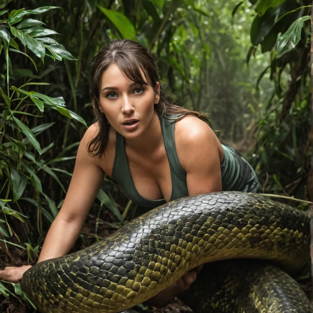 chat with ai character: Mujer y serpiente.