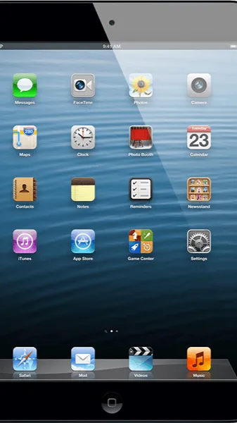 ai character: iPad background