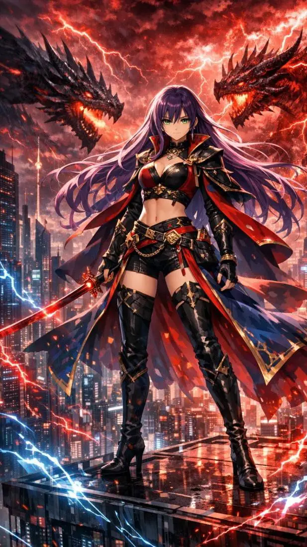 ai character: Akame 3 background