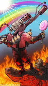 ai character: Pyro background