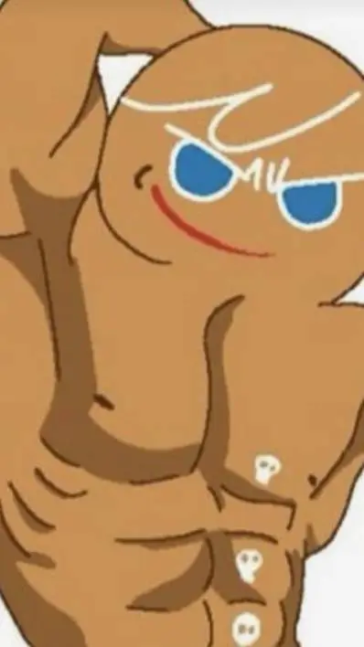 ai character: Gingerbread background