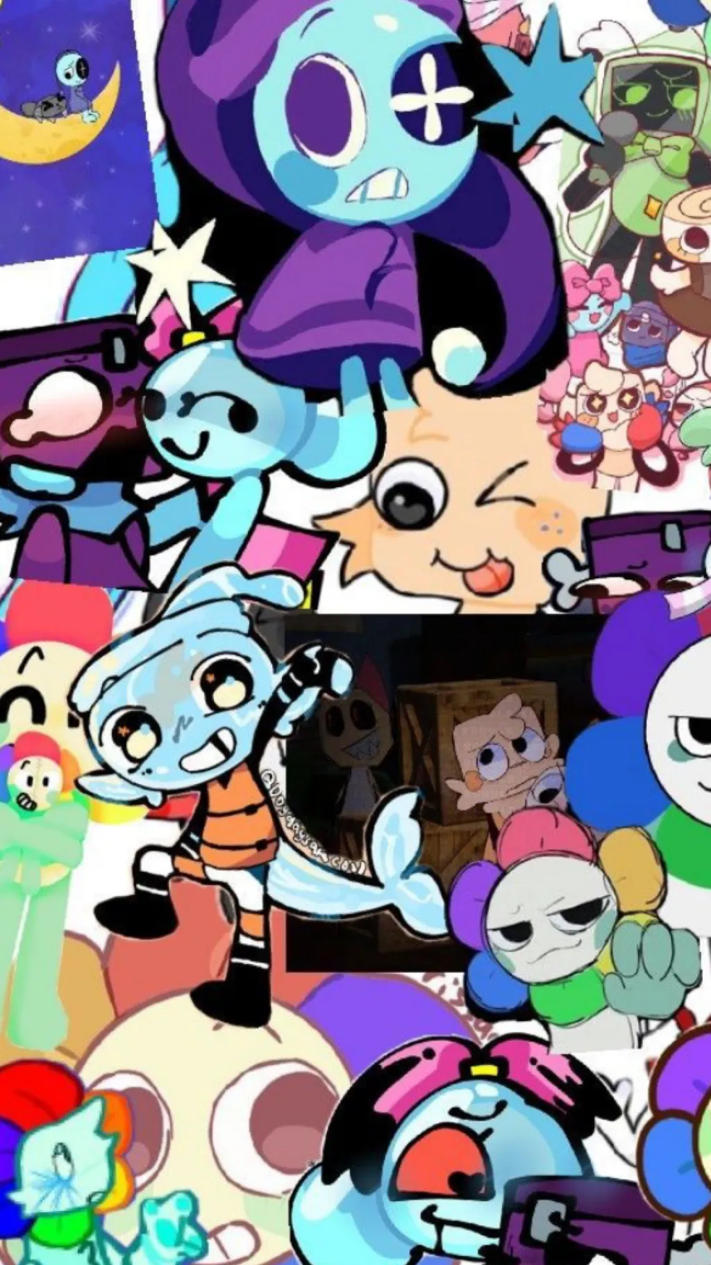 ai character: Dw squid game... background