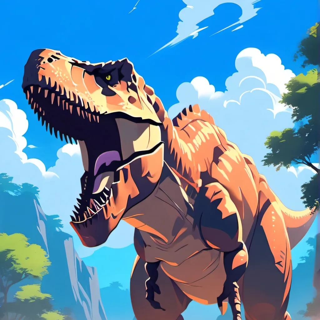 chat with ai character: Dinosaur!!