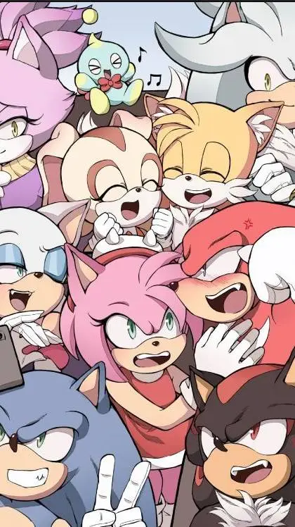 ai character: Sonic roadtrip background