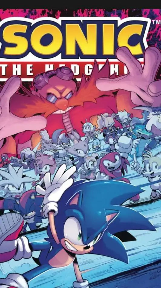 ai character: Sonic the hedgehog background